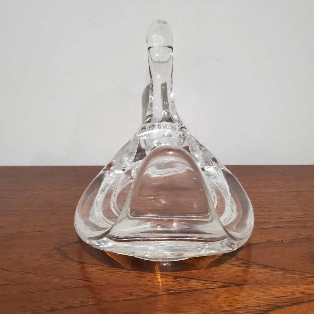 Lucite Acrylic Swan Towel Holder Clear Mid-Century Modern Bath Kitchen Vintage